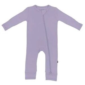Kyte Baby Zippered Romper Pajama in Lilac Size 12-18 Months